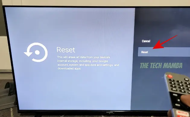 Factory Reset Skyworth Android TV