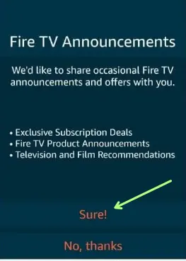 Fire TV Announcement