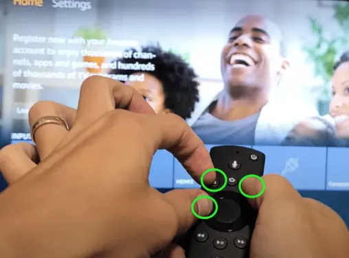 how to reset toshiba fire tv remote