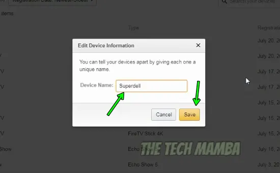 how to change device name on firestick tv