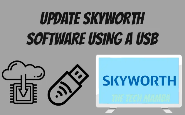Manually Update Skyworth Software Using a USB