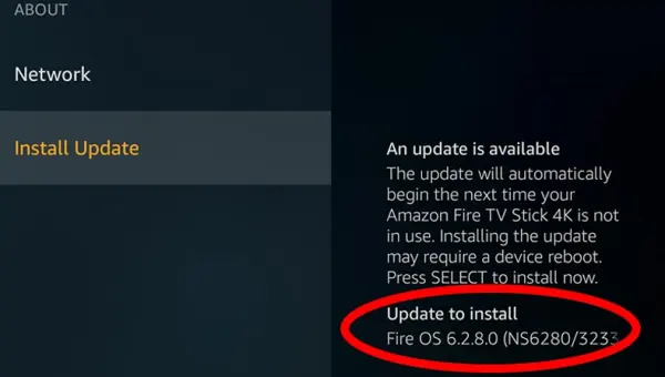 Updating Firestick Firmware