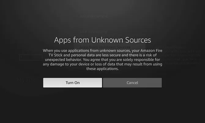 Enable Apps From Unknown Source in Firestick